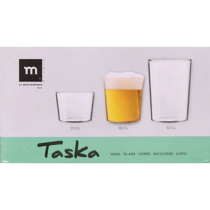 Set de 6 Vasos Pinta 360 cc Taska - Inde (8 Cajas) 3 Set de 6 Vasos Pinta 360 cc Taska - Inde (8 Cajas) 3