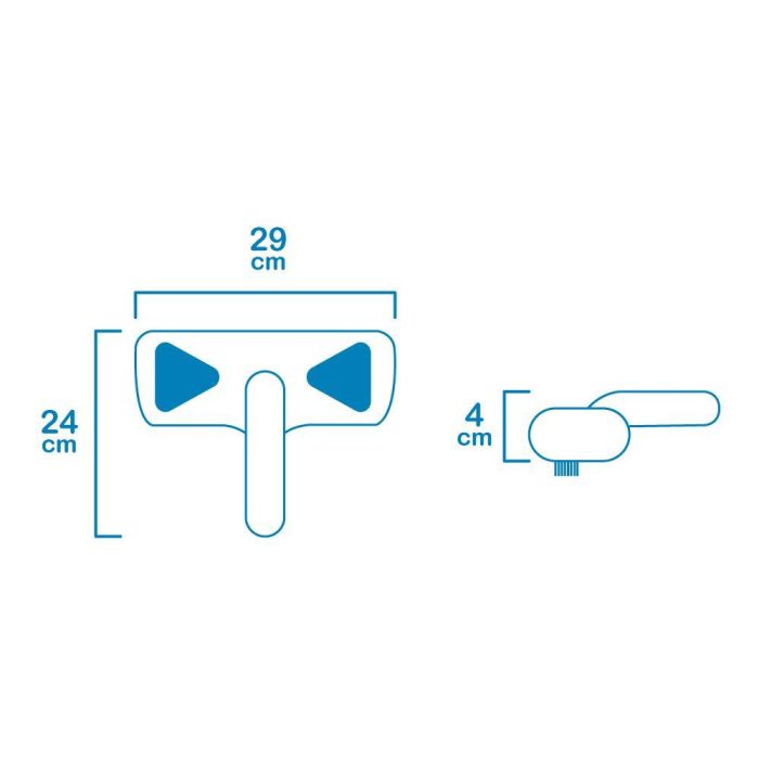 Limpiafondos de Mano para Piscina EDM 81008 Classic 29 x 24 x 4 cm 1