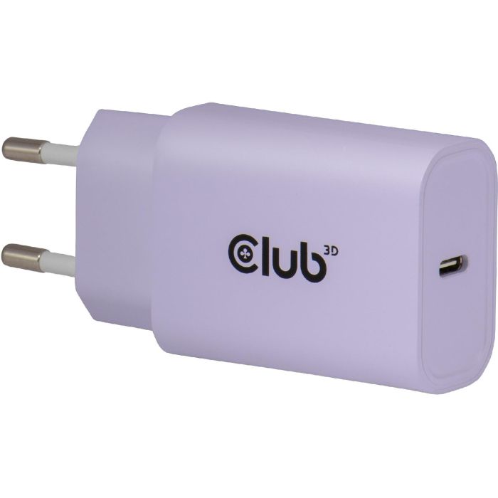 Club3D Lifestyle Ladegerät USB-C 30Watt. 2Stk lila retail 6 Club3D Lifestyle Ladegerät USB-C 30Watt. 2Stk lila retail 6