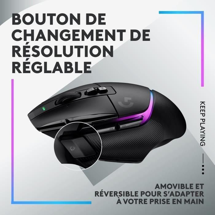 Logitech LOG5099206096349 G502 X Plus Lightspeed Mouse Gaming Inalámbrico RGB Botones Híbridos Lightforce Sensor HERO 25K Negro 5 Logitech LOG5099206096349 G502 X Plus Lightspeed Mouse Gaming Inalámbrico RGB Botones Híbridos Lightforce Sensor HERO 25K Negro 5