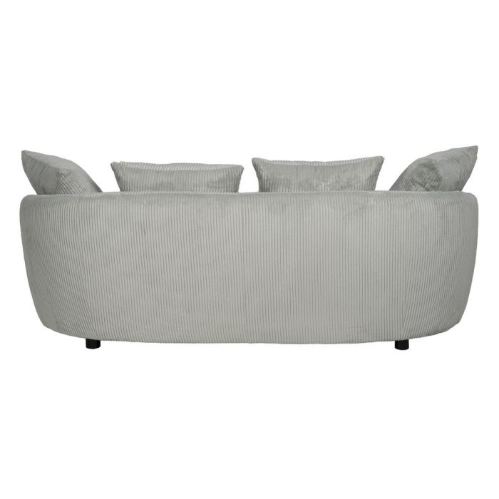 Sofá 3 Plazas Hielo Tejido Salón 197 X 96 X 75 cm