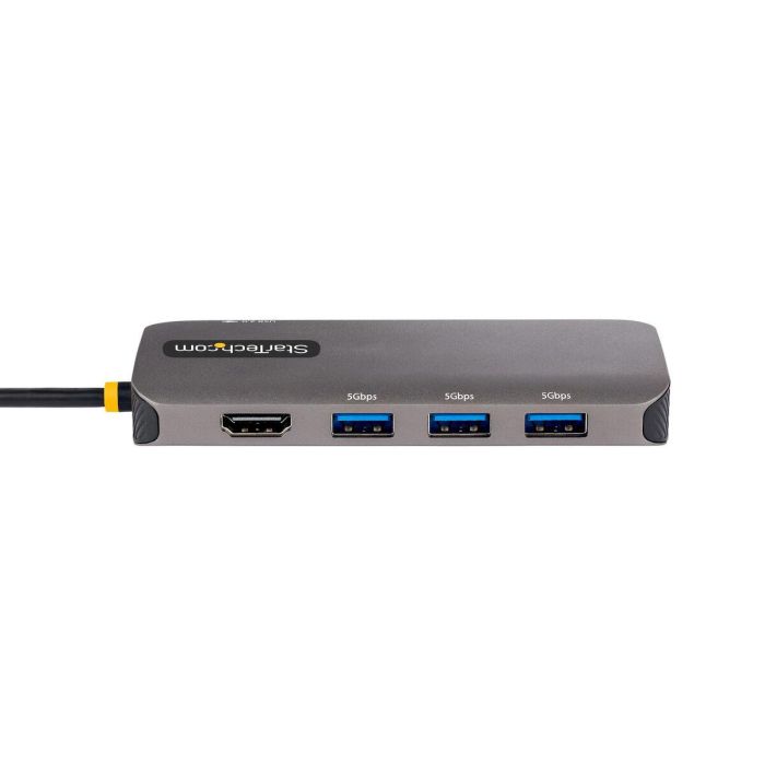Hub USB Startech 127B-USBC-MULTIPORT Gris 1 Hub USB Startech 127B-USBC-MULTIPORT Gris 1