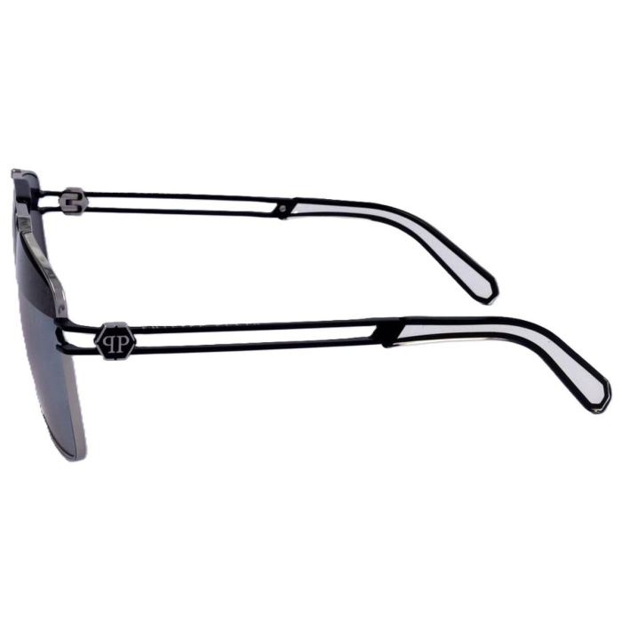 Gafas de Sol Hombre PHILIPP PLEIN SPP049M SHINY PALLADIUM SEMI MATTE BLACK 2 Gafas de Sol Hombre PHILIPP PLEIN SPP049M SHINY PALLADIUM SEMI MATTE BLACK 2