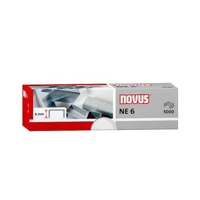 Novus Grapas Ne 6 Para Grapadoras Eléctricas Caja -5000U- Novus Grapas Ne 6 Para Grapadoras Eléctricas Caja -5000U-