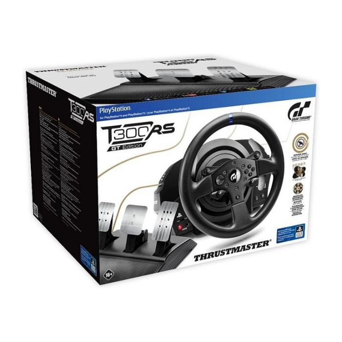 Thrustmaster Volante T300RS GT Edition para PC / PS3 / PS4, Simulador de Carreras de Alta Gama con Retroalimentación de Fuerza y Pedales Metálicos 5