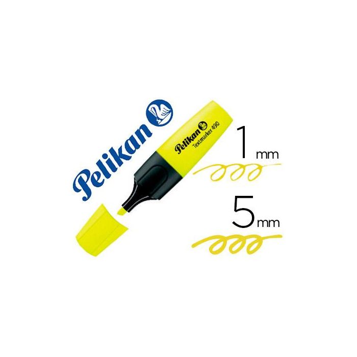 Rotulador Pelikan Fluorescente Textmarker 490 Amarillo 10 unidades