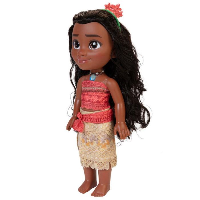 Jakks Pacific 210444 Muñeca Princesa Vaiana Disney 38 cm Articulada con Ojos Brillantes, Pelo para Peinar y sus Accesorios 3