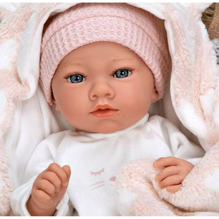 Muñeca elegance 38 cm aria rosa c/ manta (muñeco de peso) (cuerpo vinyl, sexo niña) 3 Muñeca elegance 38 cm aria rosa c/ manta (muñeco de peso) (cuerpo vinyl, sexo niña) 3