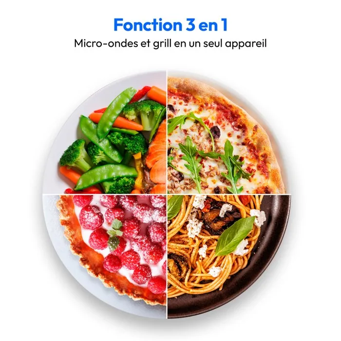 Medion Microondas MD17495 Gris 48.5 x 41.5 x 29.5 cm 3