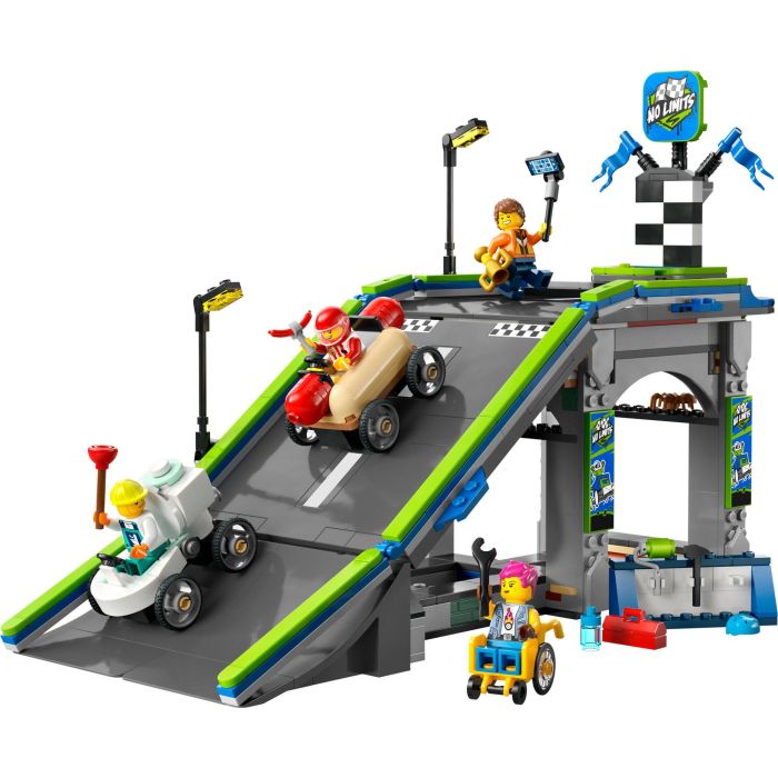LEGO 60460 City Zero Limits: Race Car Ramp - Juego de Construcción para Niños +6 Años 1