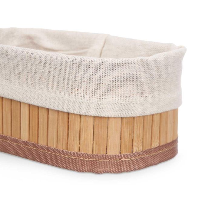 Set 3 Organizadores Bambu Blanco 3 Tamaños Kipit 24x11x15cm (12 Unidades) 3