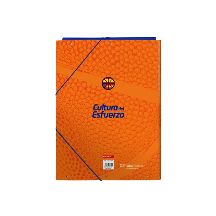 Safta Carpeta folio 3 solapas Valencia Basket 26x33,5x2,5cm 1