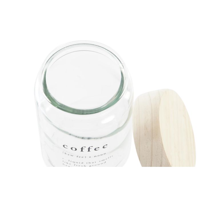 Bote Cottage DKD Home Decor Transparente Natural 10 x 16 x 10 cm (12 Unidades) 2 Bote Cottage DKD Home Decor Transparente Natural 10 x 16 x 10 cm (12 Unidades) 2