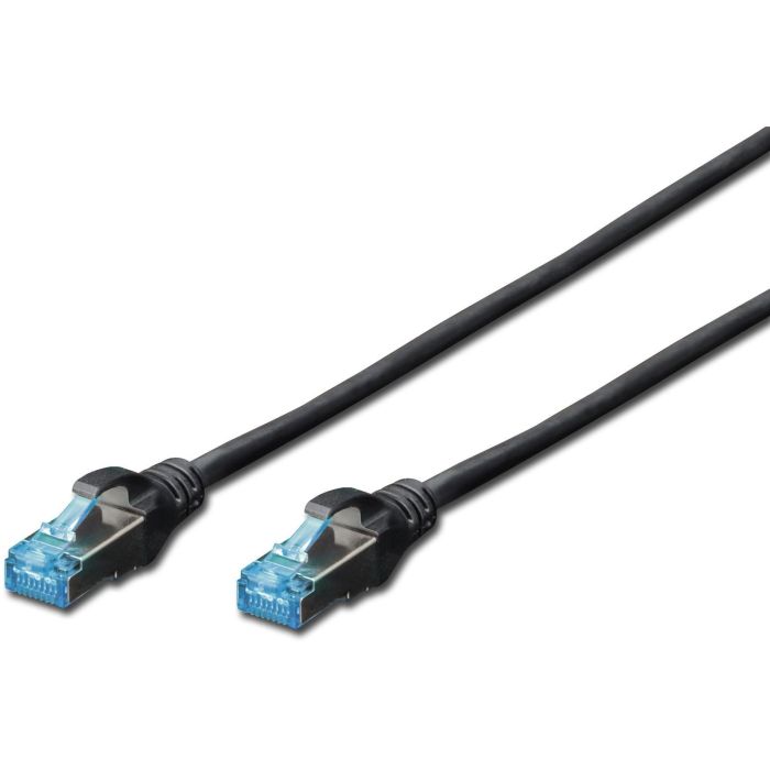 DIGITUS Patchkabel Cat5e SF/UTP Ste. RJ45 2.00m schwarz Polybeutel