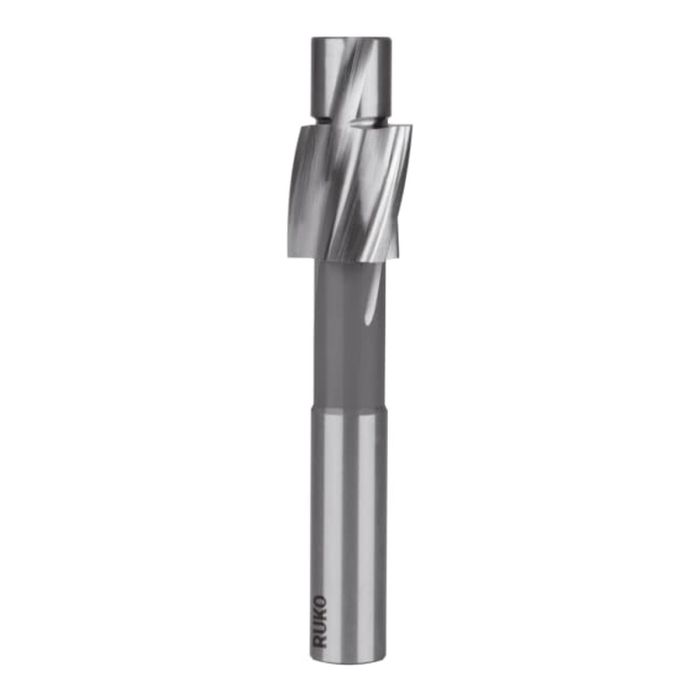 Avellanador plano RUKO 20 mm M12 Acero de alta velocidad (HSS) DIN 373 180º 4 Avellanador plano RUKO 20 mm M12 Acero de alta velocidad (HSS) DIN 373 180º 4