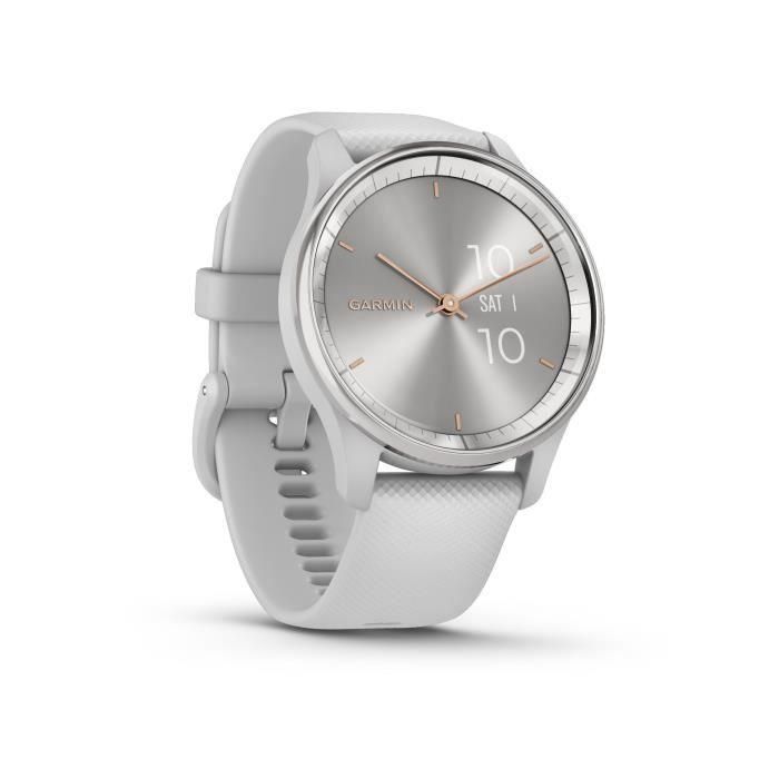 Garmin GAR0753759309459 Vivomove - Reloj conectado de tendencia - Silicona - Mist Grey WW