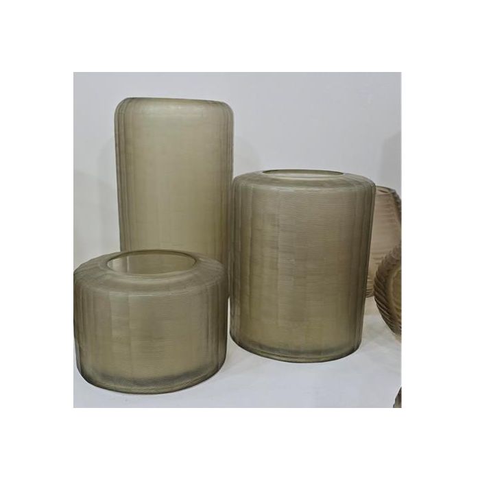 DKD Home Decor Jarrón Moderno Cristal 18 x 31 x 18 cm 2