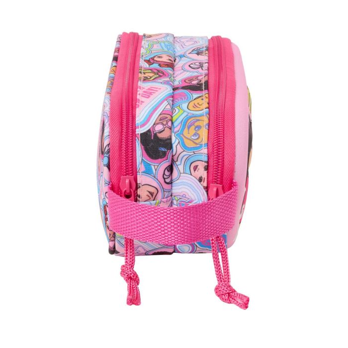 Portatodo Doble Barbie Rosa 21 x 8 x 6 cm 3D 1