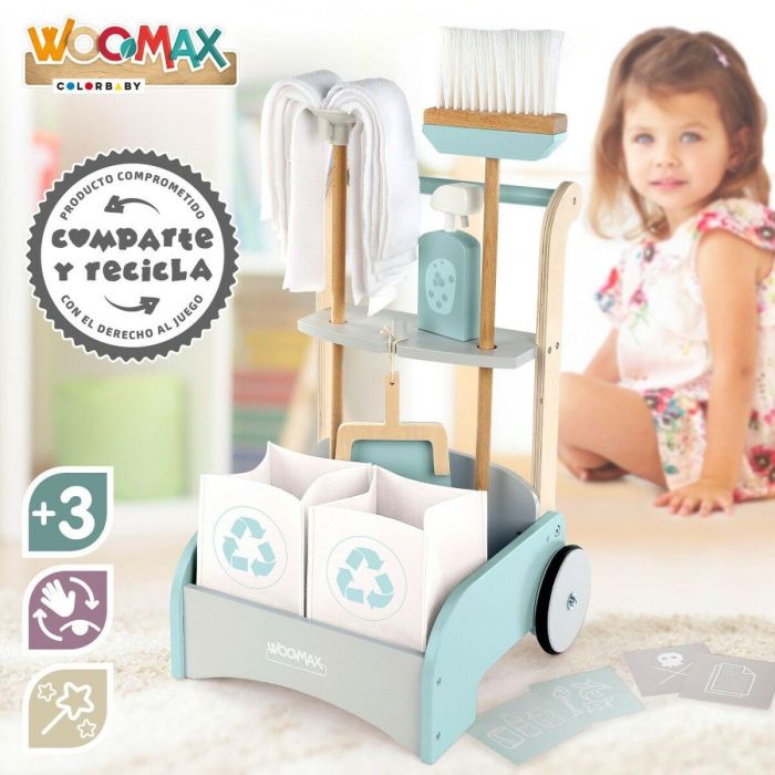 Set de Limpieza Woomax Juguete 34,5 x 50 x 32,5 cm 3