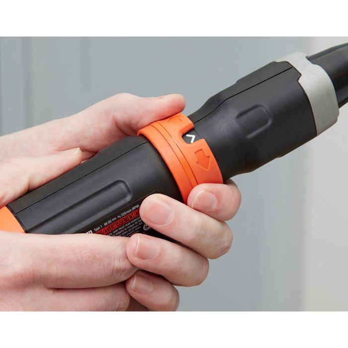 Black+Decker Atornillador en línea 6V BCF601C-XJ, reversible, incluye accesorios, 5Nm, 220RPM 5