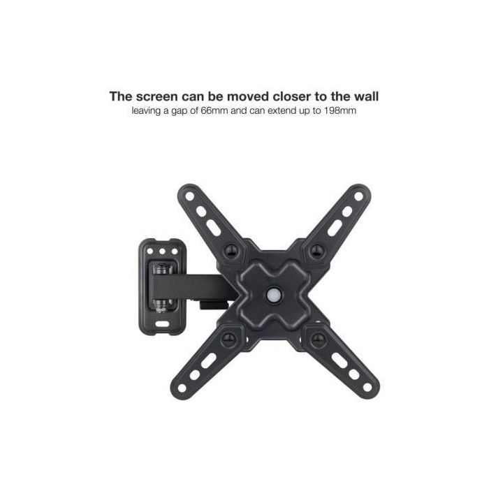 Soporte de Pared Extensible/ Giratorio/ Inclinable TooQ LP1343TN-B para TV de 13-43"/ hasta 20kg 2 Soporte de Pared Extensible/ Giratorio/ Inclinable TooQ LP1343TN-B para TV de 13-43"/ hasta 20kg 2