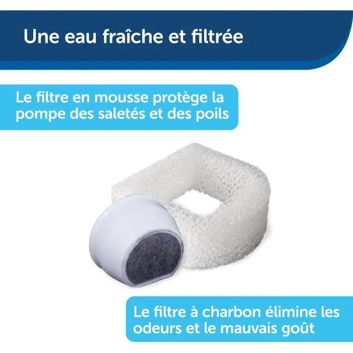 PetSafe Fuente de Plástico 7,5 L sin BPA para Perros y Múltiples Mascotas con Doble Filtración 5 PetSafe Fuente de Plástico 7,5 L sin BPA para Perros y Múltiples Mascotas con Doble Filtración 5