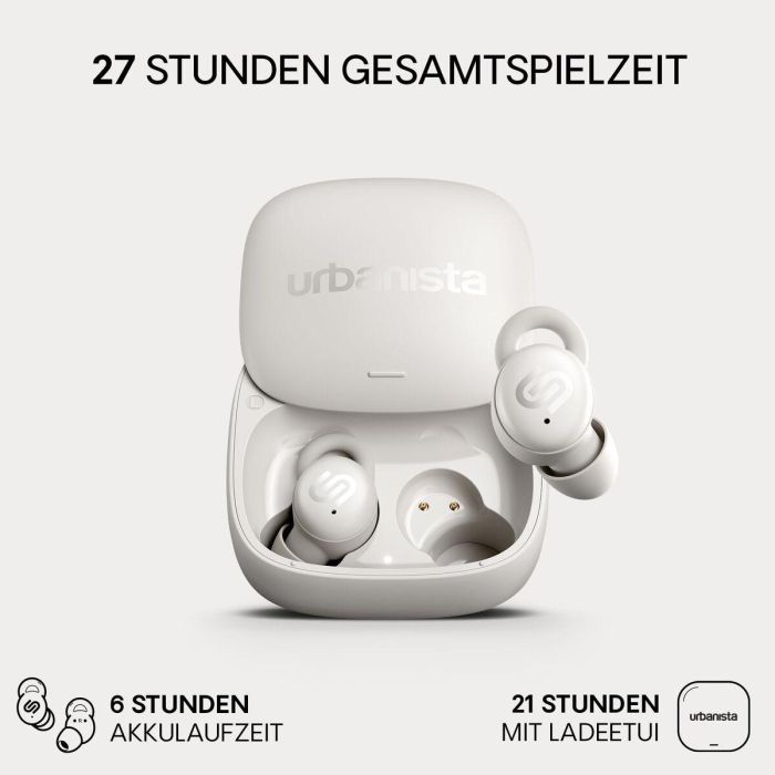Auriculares Inalámbricos con Estuche de Carga Urbanista Porto Blanco 6