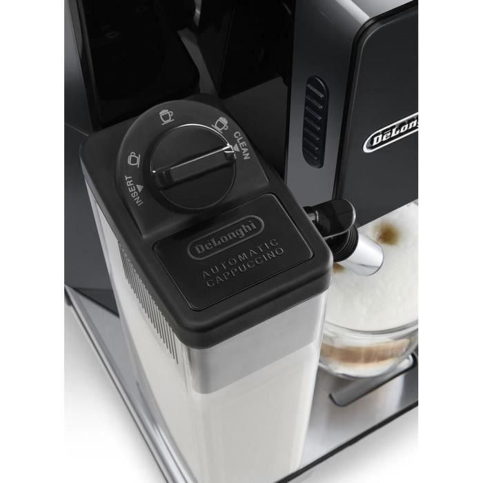 De'Longhi ECAM 44.660.B Cafetera con Molinillo de Café, Potencia 1450W, Depósito de 400g para Granos de Café, Acabado Negro 3