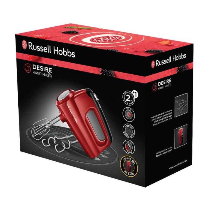 Russell Hobbs 24670-56 Batidora Amasadora Desire 350W, 5 Velocidades, Función Turbo 5 Russell Hobbs 24670-56 Batidora Amasadora Desire 350W, 5 Velocidades, Función Turbo 5