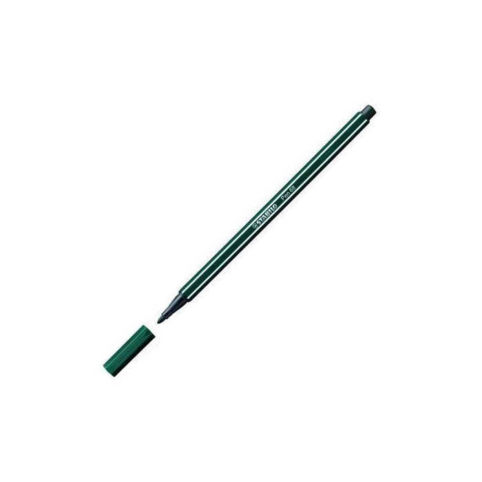 Stabilo Rotulador Pen 68 Verde Tierra Caja 10 Ud
