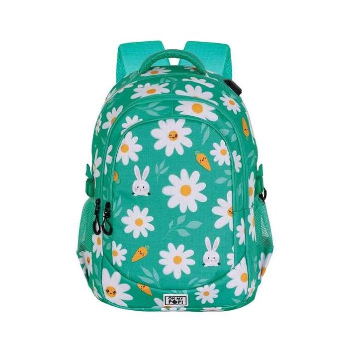 Karactermania Mochila OMP! Run. Plus FAN Blooming 44x34x21 cm, Gran Capacidad, 3 Compartimentos, Puerto USB, Ripstop, Turquesa 6 Karactermania Mochila OMP! Run. Plus FAN Blooming 44x34x21 cm, Gran Capacidad, 3 Compartimentos, Puerto USB, Ripstop, Turquesa 6