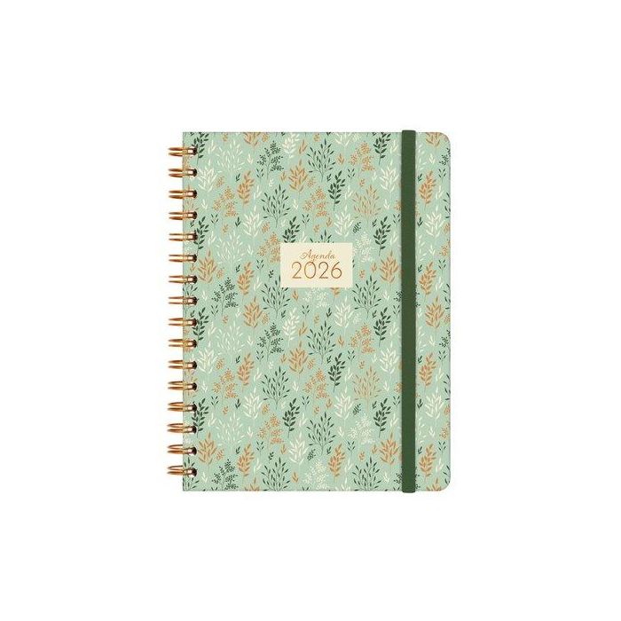 Finocam Agenda Espiral E10-155x212 mm Svh Tapa Dura Trigo 2026