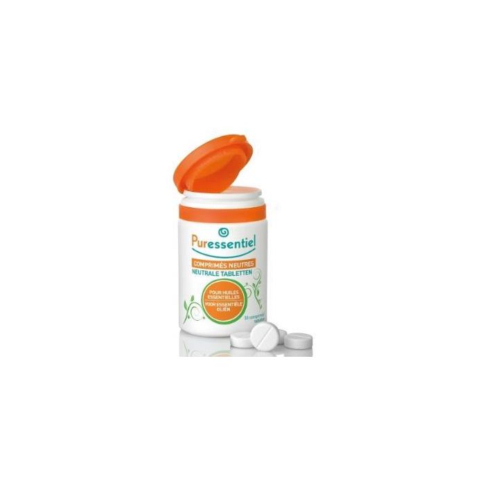 Puressentiel Comprimidos Neutros 30 Comp. - Soporte para Absorción de Aceites Esenciales