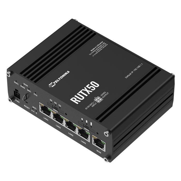 Teltonika Networks RUTX50 5G ROUTER INDUSTRIAL EU PSU