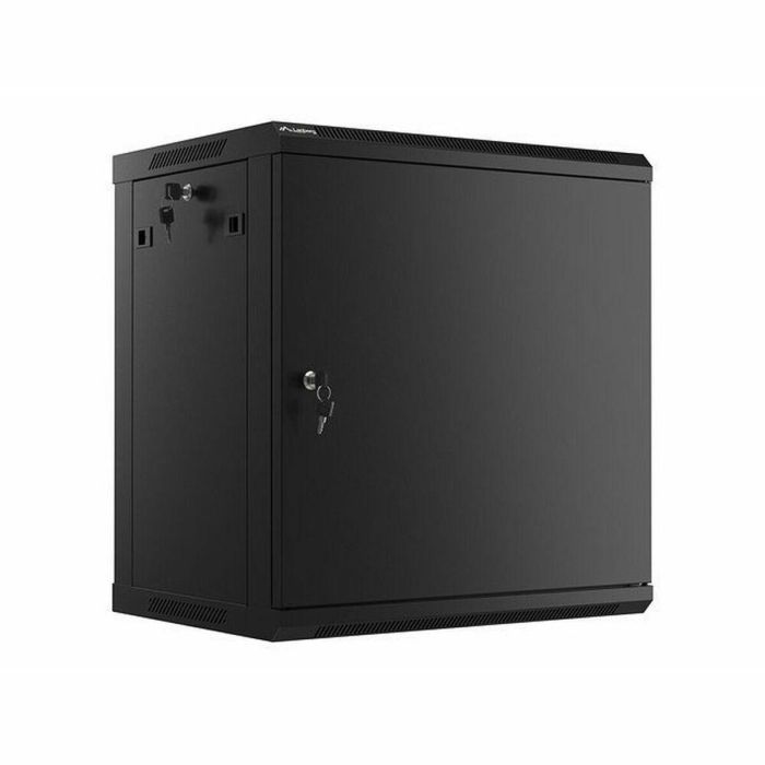 Lanberg WF01-6412-00B Armario Rack de Pared 19 Pulgadas 12U Negro 60kg