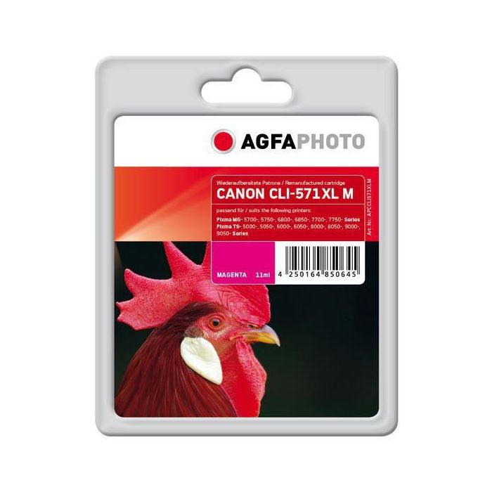 AgfaPhoto Ink, CLI-571XL, Magenta AgfaPhoto Ink, CLI-571XL, Magenta