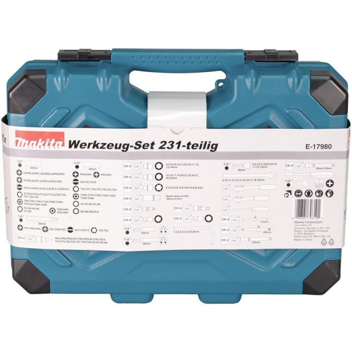 Makita Werkzeug-Set 231-tlg. 6 Makita Werkzeug-Set 231-tlg. 6