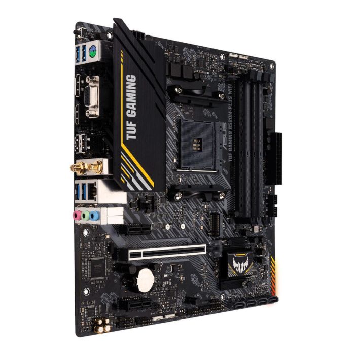 ASUS ASU4711081154273 Placa base TUF GAMING A520M-PLUS WiFi AMD A520 Ranura micro ATX AM4 10 ASUS ASU4711081154273 Placa base TUF GAMING A520M-PLUS WiFi AMD A520 Ranura micro ATX AM4 10