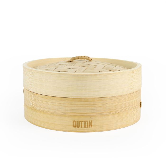 Vaporera de Bambú Quttin 2 Pisos 20 x 8.5 cm (12 Unidades) 1 Vaporera de Bambú Quttin 2 Pisos 20 x 8.5 cm (12 Unidades) 1