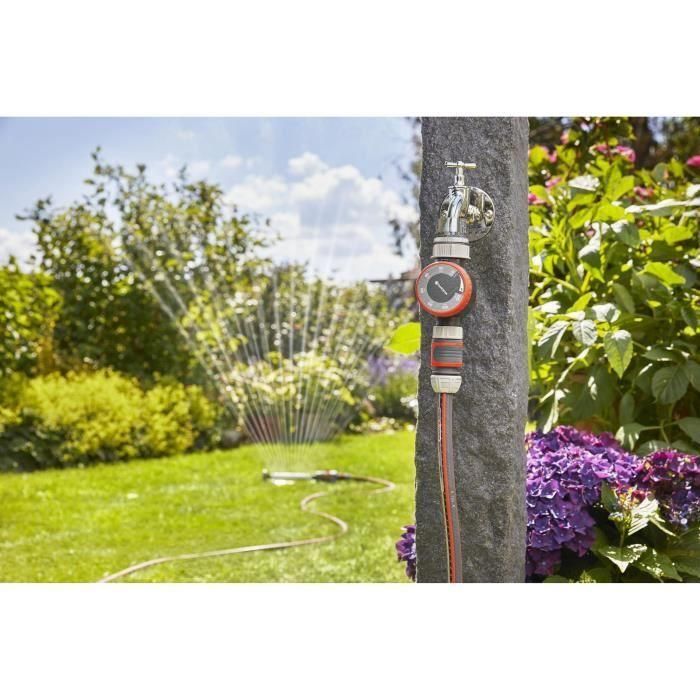 Gardena Temporizador de agua para grifos y válvulas 20/27 y 26/34 con riego ajustable 5-120 min 3 Gardena Temporizador de agua para grifos y válvulas 20/27 y 26/34 con riego ajustable 5-120 min 3