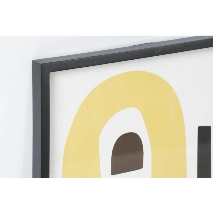 Cuadro Scandi DKD Home Decor Amarillo Granate 2.5 x 50 x 40 cm (4 Unidades) 1 Cuadro Scandi DKD Home Decor Amarillo Granate 2.5 x 50 x 40 cm (4 Unidades) 1