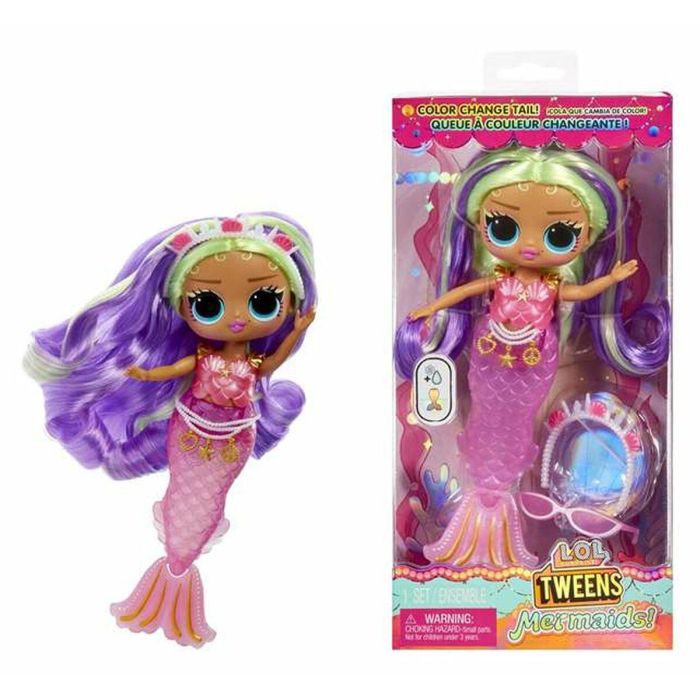 Muñeca l.o.l. surprise tween sirena - cleo cove. su cola cambia de color 25,4x12,7x6,35 cm 1 Muñeca l.o.l. surprise tween sirena - cleo cove. su cola cambia de color 25,4x12,7x6,35 cm 1