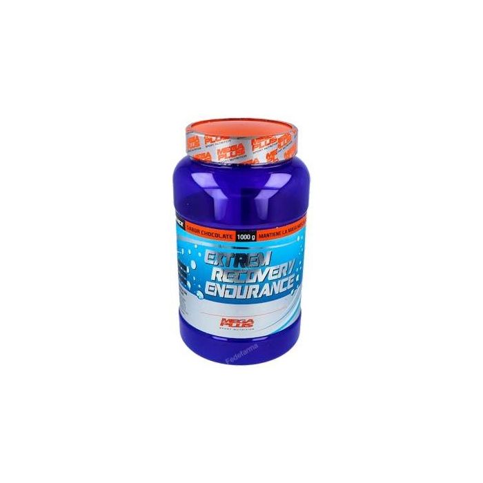 MEGA PLUS Batido Recovery Endurance Chocolate 1Kg - Post-Ejercicio con Proteínas, Carbohidratos y Aminoácidos