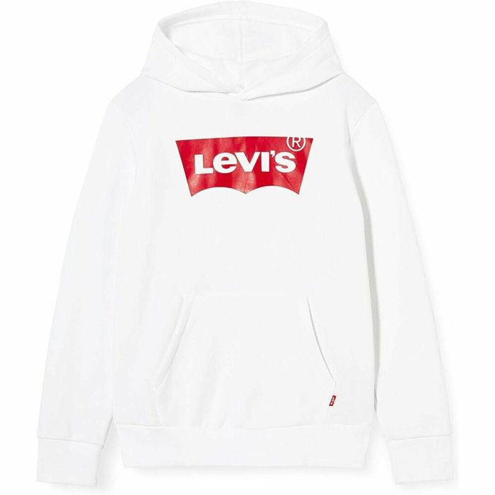 Sudadera con Capucha Niño S S KNIT TOP Levi's E8778 Blanco Sudadera con Capucha Niño S S KNIT TOP Levi's E8778 Blanco