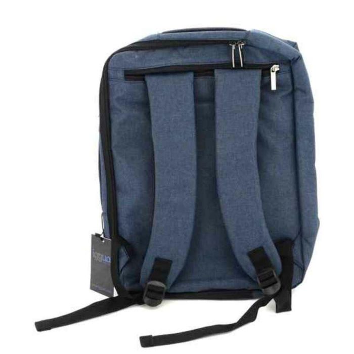 Mochila para Portátil iggual IGG317051 Impermeable Antirrobo Azul 1