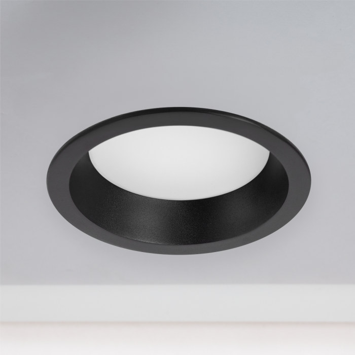 Foco Downlight Circular LED 20W 2.000Lm 4000ºK Anti-Deslumbrante UGR19 40.000H Negro Blanco Natural 7