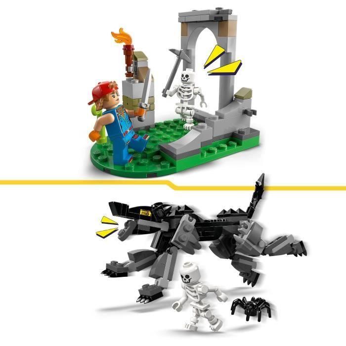 LEGO 77075 Fortnite Set de Construcción Campamento de Banano y Bujía, Recrea Retos de Odyssey con Fogata, Llama, Lobo y Minifiguras 2