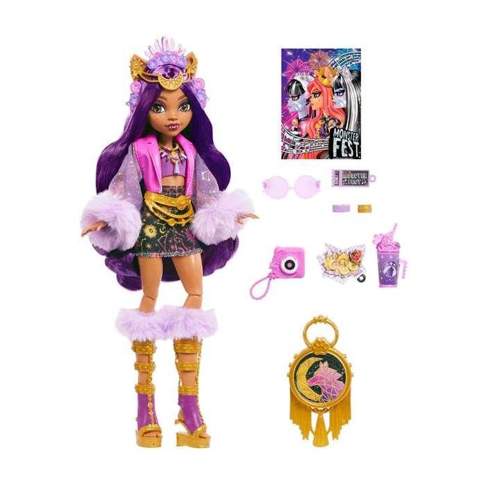 Muñeca Monster High-Clawdeen Wolf con traje Monster Fest HXH80 5