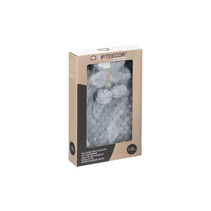 Bolsa Agua 1.8L Funda Pelo Gris Giftdecor 22X35CM (12 Unidades) 1 Bolsa Agua 1.8L Funda Pelo Gris Giftdecor 22X35CM (12 Unidades) 1