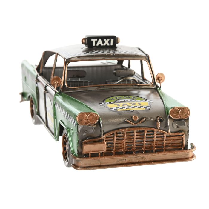 Vehiculo Decoracion Vintage DKD Home Decor Verde Plateado 14 x 13 x 32 cm 1